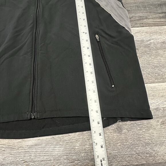 The North Face Black Mens L Hiking Full Zip Softshell Jacket Vented Lightweight - Picture 6 of 10